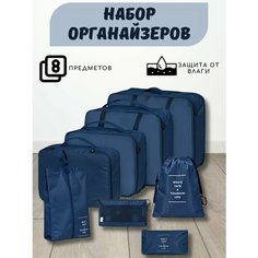 Органайзер для чемодана XPX, cиний