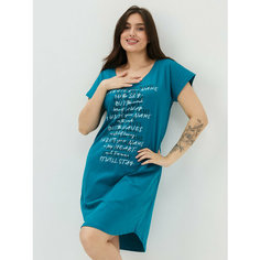 Туника BUY-TEX.RU женская домашняя, размер 58, изумруд