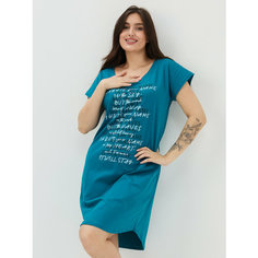 Туника BUY-TEX.RU женская домашняя, размер 48, изумруд