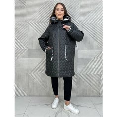 Пальто Karmelstyle осень-весна, размер 60, черный