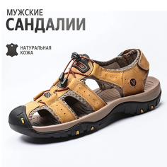 Сандалии, размер 39, рыжий Нет бренда