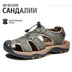 Сандалии, размер 38, хаки Нет бренда