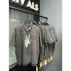 Футболка, размер 42-50, серый, черный Kolchanstore
