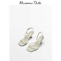 Сандалии Сандалии Massimo Dutti, размер 39, off white Нет бренда