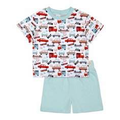 Пижама Sofi De MarkO Summer, размер 74-80, голубой/разноцветный