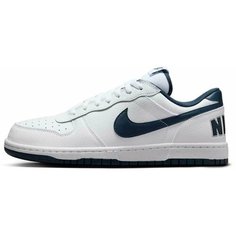 Кеды NIKE Big Low, полнота F, размер 9 US, белый/синий