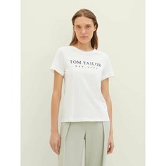 Футболка Tom Tailor, размер XL, белый