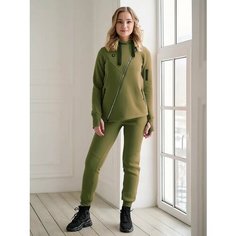 Костюм спортивный GAL and YOU, размер XL, оливковый