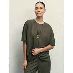 Футболка Zarina, размер XS (RU 42), хаки/оливковый