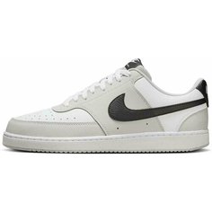 Кеды NIKE Court Vision Low, полнота F, размер 12 US, серый/черный/белый