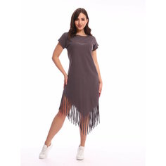 Платье Fashion Margo лето, размер 58, трюфель