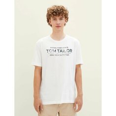 Футболка Tom Tailor, размер XXL, белый