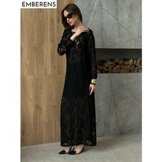 Платье EMBERENS Весна-лето 2025, размер M, черный