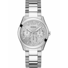 Наручные часы GUESS Dress, серебристый