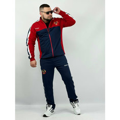 Костюм спортивный , размер 4XL, темно-синий Нет бренда