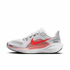 Кроссовки NIKE Pegasus 41, полнота F (EU)/ на среднюю стопу, размер 7.5 US, белый