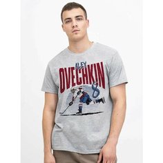Футболка DreamShirts Studio Александр Овечкий / Хоккей / Мужская, размер S, серый