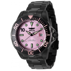 Наручные часы INVICTA Pro Diver, черный/розовый