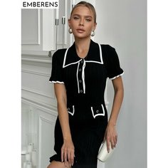 Платье EMBERENS Весна-лето 2025, размер M, черный