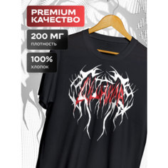 Футболка HITY, 1 шт., размер L, черный Нет бренда