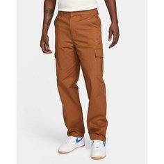 Брюки карго NIKE Cargo, размер 50, коричневый