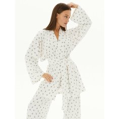 Пижама Mimi Pajamas New, размер XXL, бело-черный