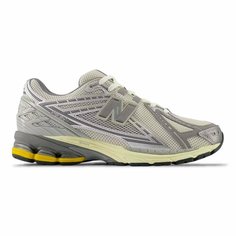 Кроссовки New Balance 1906, размер 44 EU, белый, серый, серебряный, черный, желтый