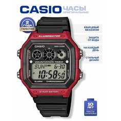 Наручные часы CASIO Collection, black/red