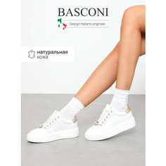 Кеды BASCONI, размер 38, белый