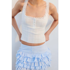 Майка Befree Mix&Match, размер L, белый