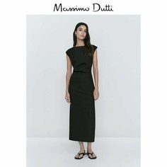 Платье Платье Massimo Dutti, размер S, black Нет бренда