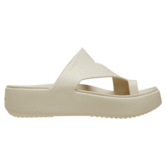 Сланцы Crocs, размер W9 US, бежевый