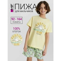 Футболка MARK FORMELLE для мальчиков, размер 152-76, желтый