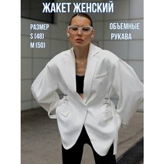 Пиджак , размер M, белый Нет бренда