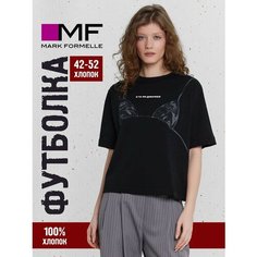 Футболка спортивная MARK FORMELLE для женщин, размер 164/170-104-110, черный