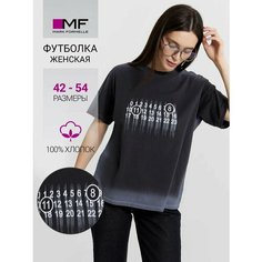 Футболка MARK FORMELLE для женщин, размер 164/170-100-106, серый