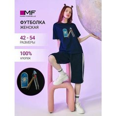 Футболка MARK FORMELLE Для женщин, размер L/164-170, черный