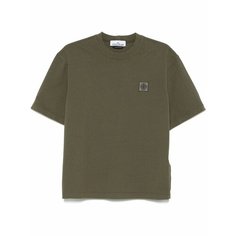 Футболка Stone Island, размер XXL, зелёный