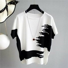 Футболка, 1 шт., размер 4XL, white No Brand