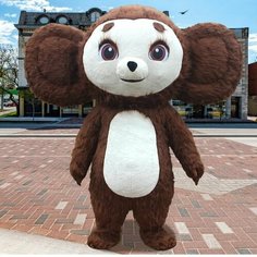 Карнавальный костюм, Ростовая кукла Чебурашка, Обезьянка 2.0M