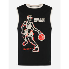 Майка Demix Boys Sleeveless T-shirt, размер 122/128, черный
