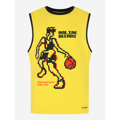Майка Demix Boys Sleeveless T-shirt, размер 134/140, желтый