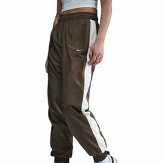 Брюки спортивные NIKE Classic Wovens UV Mid-Rise Pants, размер S, серый/белый
