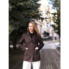 Куртка , размер 46, Шоколадный Нет бренда