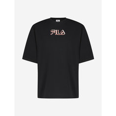 Футболка Fila Mens Urban Oversized SS T-shirt, размер 48/50, черный