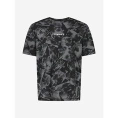 Футболка Termit Leaves Mens SS T-Shirt, размер 52/54, черный/серый
