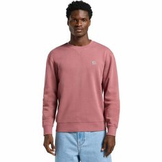 Свитшот Lee Men Patch Crew Sweatshirt, размер M, , розовый