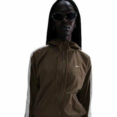 Толстовка спортивная NIKE Loose UV Hooded Jacket, размер XL, , серый/белый