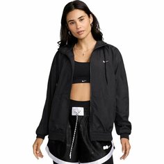 Толстовка спортивная NIKE Loose UV Hooded Jacket, размер XS, , черный
