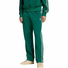 Брюки спортивные adidas Firebird Trackpants, размер M INT, зелёный